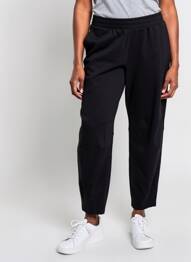 Jogging stretch taille normale noir MAT. femme