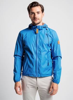 Coupe-vent poches a capuche bleu 80DBORIGINAL homme