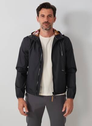 Coupe-vent poches a capuche noir 80DBORIGINAL homme