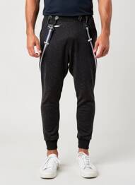 Jogging stretch taille normale noir SWEET PANTS homme