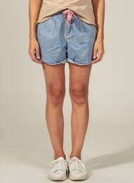 Short tissage denim bleu WAY (WAY ARE YOU) BY IKKS femme