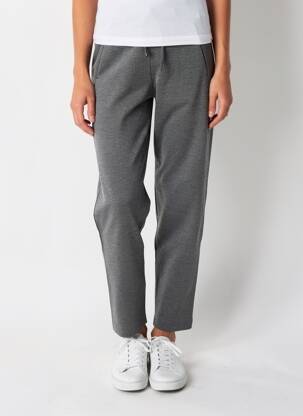 Jogging slim taille normale gris TOM TAILOR femme