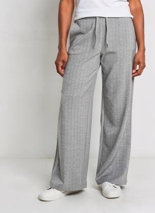 Pantalon flare stretch taille normale gris SOYACONCEPT femme