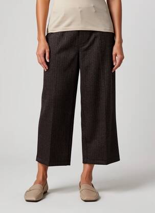Pantalon 7/8 stretch taille normale marron STREET ONE femme