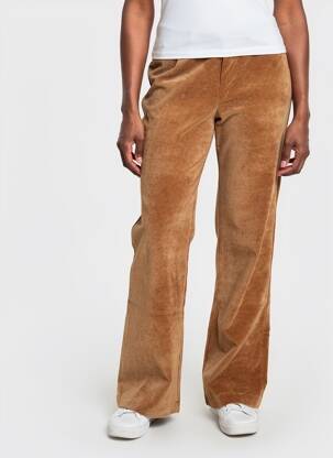 Pantalon flare stretch taille normale marron GARCIA femme