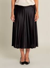 Jupe longue coupe droite noir STREET ONE femme