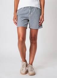 Short tissage denim taille normale bleu GEISHA femme