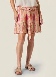 Short taille normale taille normale beige GEISHA femme