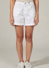 Short tissage denim taille normale blanc STREET ONE femme