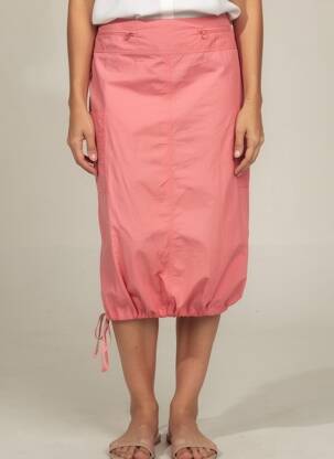 Jupe mi-longue taille normale rose ARMOR LUX femme