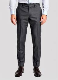 Pantalon slim tissage chiné taille normale gris BRÜHL homme