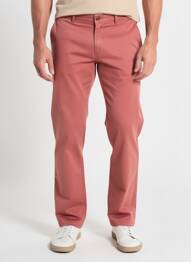 Pantalon chino tissage popeline taille normale rouge BRAX homme
