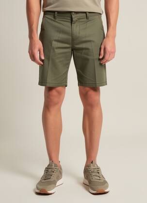 Bermuda taille à pinces taille normale vert SEA BARRIER homme