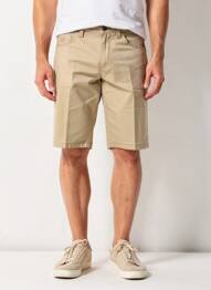 Bermuda tissage popeline taille normale beige SEA BARRIER homme