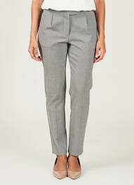 Pantalon slim taille élastique taille normale noir KOKOMARINA femme