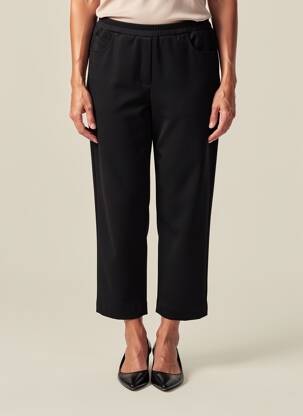 Pantalon 7/8 stretch taille normale noir FRANCK ANNA femme