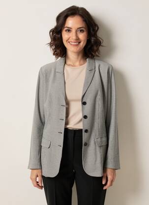 Blazer poches gris KOKOMARINA femme