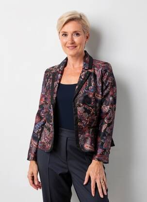 Blazer poches noir PAUSE CAFE femme