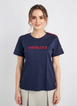 T-shirt manches longues manches longues bleu SAINT JAMES femme