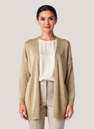 Gilet manches longues manches 3/4 or LOLA ESPELETA femme