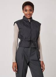 Doudoune poches a capuche noir LOLA ESPELETA femme