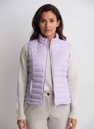 Doudoune poches sans capuche violet MISE AU GREEN femme
