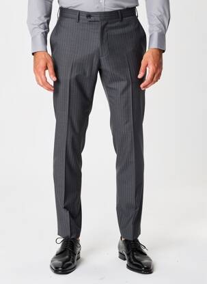 Pantalon slim taille à pinces taille normale noir PRE END homme