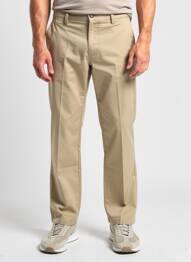 Pantalon chino tissage popeline taille normale beige CAMEL ACTIVE homme