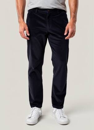 Pantalon chino stretch taille normale bleu VAGABOND homme