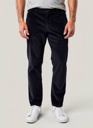 Pantalon chino stretch taille normale bleu VAGABOND homme