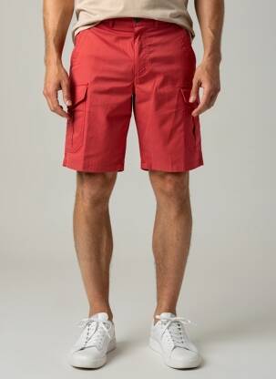 Bermuda taille élastique taille normale rouge PETER COFOX homme