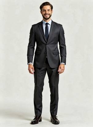 Costume de ville coupe costume noir PRE END homme