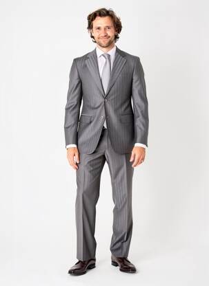 Costume de ville coupe costume gris PRE END homme