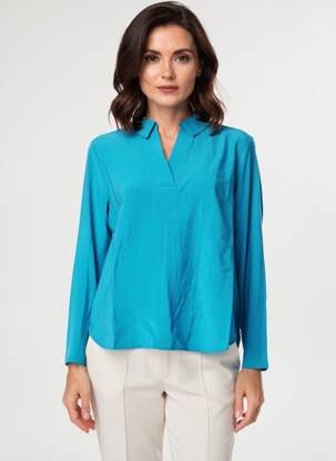 Blouse manches longues manches longues bleu CECIL femme