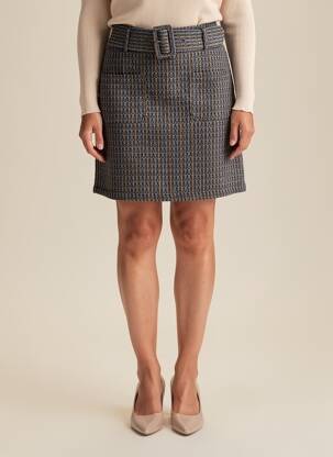 Jupe courte poches noir RUE MAZARINE femme