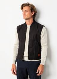 Doudoune poches sans capuche noir IRON AND RESIN homme