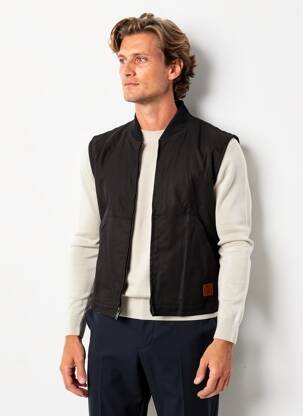 Doudoune poches sans capuche noir IRON AND RESIN homme
