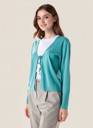 Gilet manches longues stretch vert RAGWEAR femme