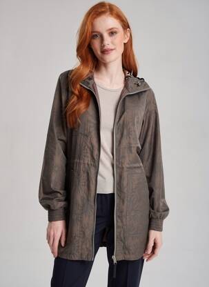 Coupe-vent finition intérieure doublée a capuche marron RAGWEAR femme
