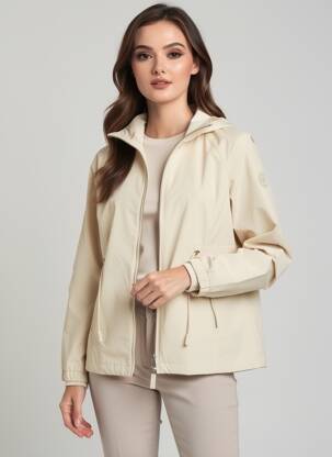 Coupe-vent finition intérieure doublée a capuche beige RAGWEAR femme