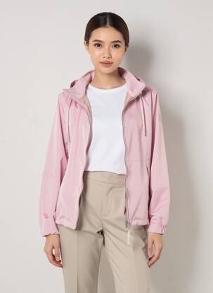 Coupe-vent finition intérieure doublée a capuche rose RAGWEAR femme