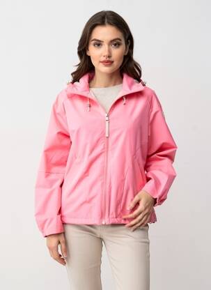 Coupe-vent finition intérieure doublée a capuche rose RAGWEAR femme