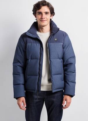 Doudoune poches sans capuche bleu RAGWEAR homme