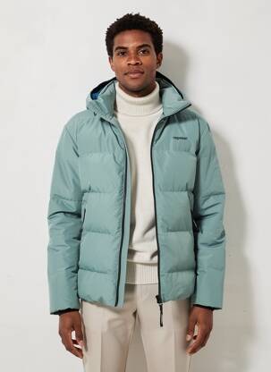 Doudoune poches a capuche bleu RAGWEAR homme