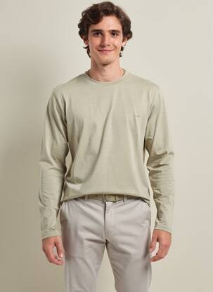 T-shirt coupe cintrée manches longues vert clair RAGWEAR homme