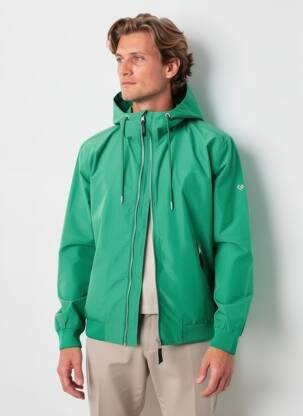 Blouson finition intérieure doublure imprimée vert RAGWEAR homme