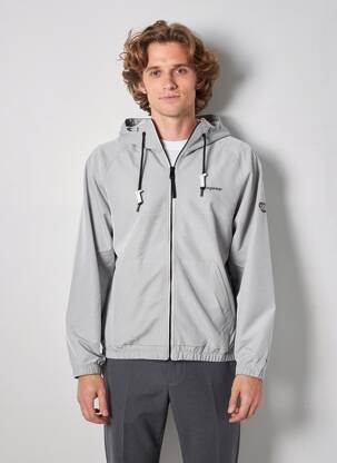 Coupe-vent poches a capuche gris RAGWEAR homme