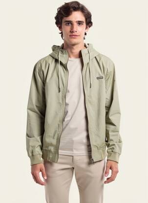 Blouson capuche vert RAGWEAR homme