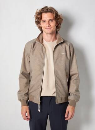 Blouson finition intérieure doublure imprimée marron RAGWEAR homme