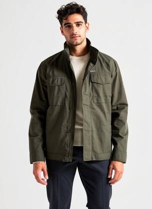 Parka manches longues sans capuche vert RAGWEAR homme